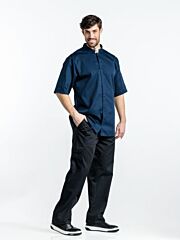 Basix Koksbuis Sabor Navy Short Sleeve Xxl