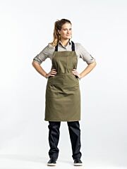 Chaud Devant Schort Bib Apron 2-Way Dark Olive W70 - L85