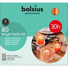 Bolsius Relight Refill Oranje 30Uur