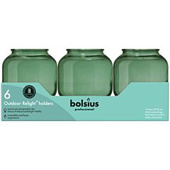 Bolsius Professional Kaarshouder Relight Olijf Groen