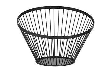 Hendi Fruitkorf Schuin Zwart, Ø¸300X(H)250Mm