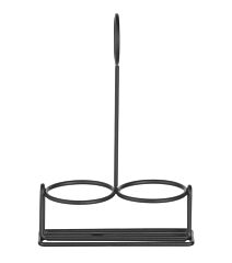 Hendi Menage Rekje Zwart, 135X65x(H)200Mm