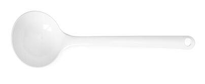 Hendi Sauslepel, 0,14L, Wit, 300X93mm