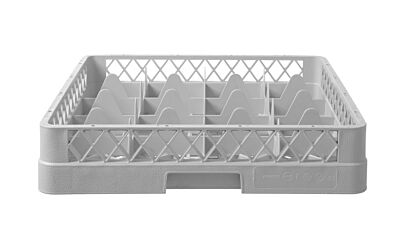 Hendi Vaatwaskorf Glaswerk 16 Vaks 500X500x(H)104Mm