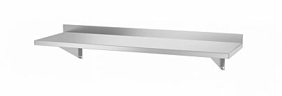 Hendi Wandplank 2 Bevestigingsbeugels 100X30x25cm