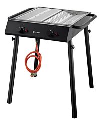 Hendi Xantos Gasgrill Zwart 95W 770X710x(H)870Mm