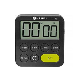 Hendi Timer Zwart 82X20x(H)88Mm