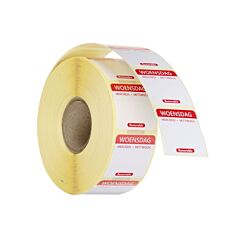 Hendi Veiligheidsstickers Verwijderbaar Woensdag