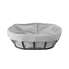 Hendi Broodmandje Met Zak, Ovaal, 250X160x(H)75Mm