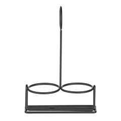 Hendi Menage Rekje Zwart, 135X65x(H)200Mm