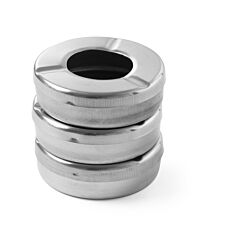 Hendi Asbak Met Deksel, 3 St., ظ90X(H)28Mm
