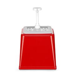 Hendi Sausdispenser Pomp 2,5L Rood, 23X21x(H)25Cm