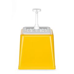 Hendi Sausdispenser Pomp 2,5L Geel, 23X21x(H)25Cm