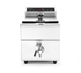 Hendi Inductie Friteuse Aftapkr 8L 290X485x(H)405Mm