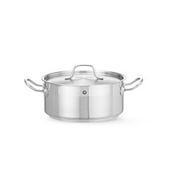 Hendi Kookpan Laag - Deksel 48L Ø240x(H)105Mm