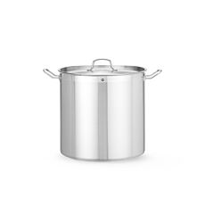 Hendi Kookpan Hoog - Deksel 37L Ø360x(H)360Mm
