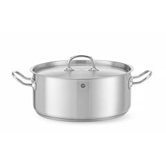 Hendi Kookpan Laag - Deksel 73L Ø280x(H)120Mm