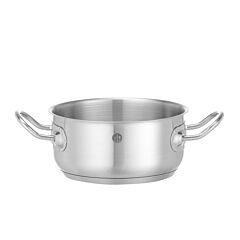 Hendi Kookpan Laag - Zonder Deksel 15L Ø160x(H)75Mm
