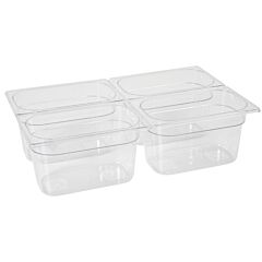 Hendi Container 1/4 18L Transparant 265X162x(H)65Mm