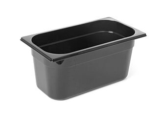 Hendi Container 1/3 57L Zwart 325X176x(H)150Mm
