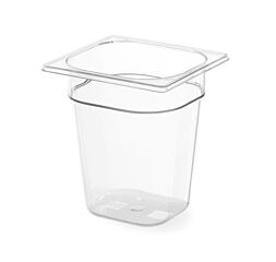 Hendi Container 1/6 34L Transp.176X162x(H)200Mm