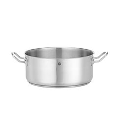Hendi Kookpan Laag Zonder Deksel 73L Ø280x(H)120Mm