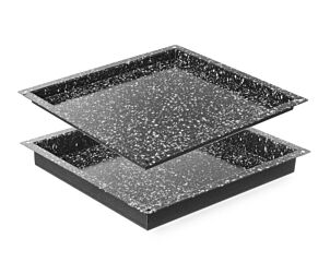 Hendi Container Geemailleerd Gn 2/3 345X325x(H)40Mm