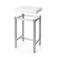 Hendi Polyethyleen Hakblokonderstel 50X40x(H)80Cm