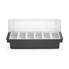 Hendi Ingredientenhouder 6 Bak 480X150x(H)100Mm
