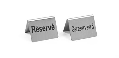 Hendi Tafelstandaard Gereserveerd Reserve 4 St.