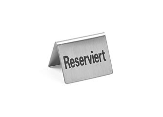 Hendi Tafelstandaard Gereserveerd Reserviert 4 St.