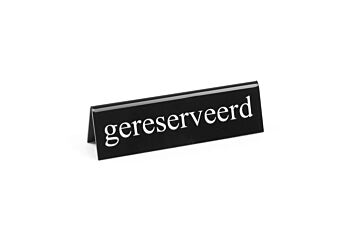 Hendi Tafelstandaard Gereserveerd 130X30x(H)38Mm