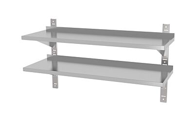 Hendi Dbbl Verstelbr Wandplank 2 Beugel 100X30x60cm