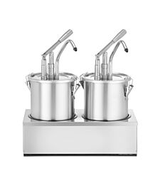 Hendi Sauspomp Rvs Set 2 St 9L 400X200x(H)440Mm