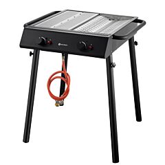 Hendi Xantos Gasgrill Zwart 95W 770X710x(H)870Mm