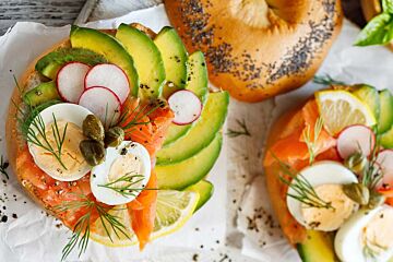 Brunch bagel