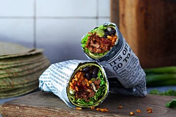 Mexicaanse vega burrito