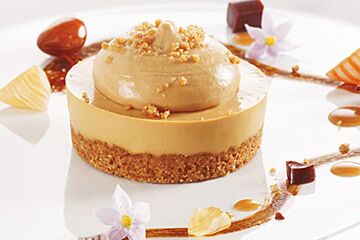 Caramel passion dessert