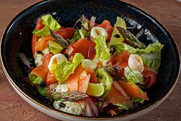 Koud gerookte zalmfilet