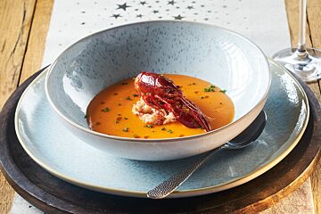 Huisgemaakte kreeftensoep