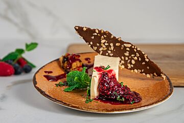 Pairfait met rood fruit