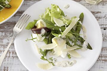 Groene salade met Pecorino